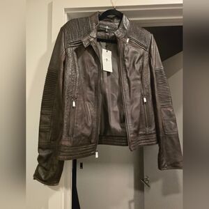 Leather Jacket (never worn)